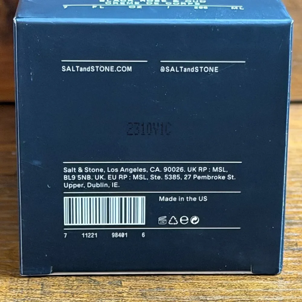 Salt & Stone Black Rose & Oud Body Lotion 7oz NEW in Box